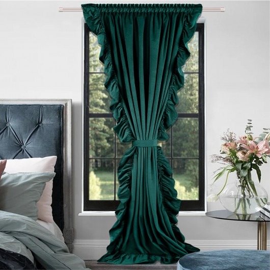 Matte Velvet Curtain, 160 x 250 cm